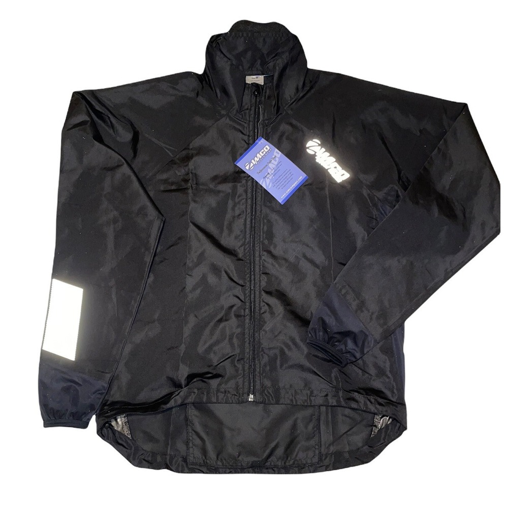 Zimco Cycling Jackets High Viz Bicycle Jacket Windproof Windbreaker Vented Med